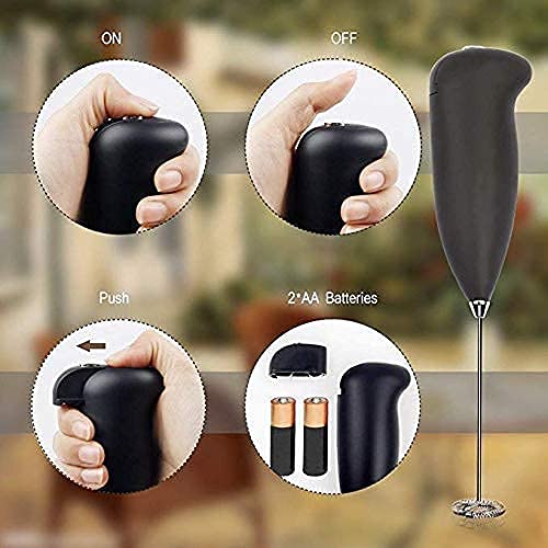 Coffee Beater – Electric Handle Coffee Milk Egg Beater.