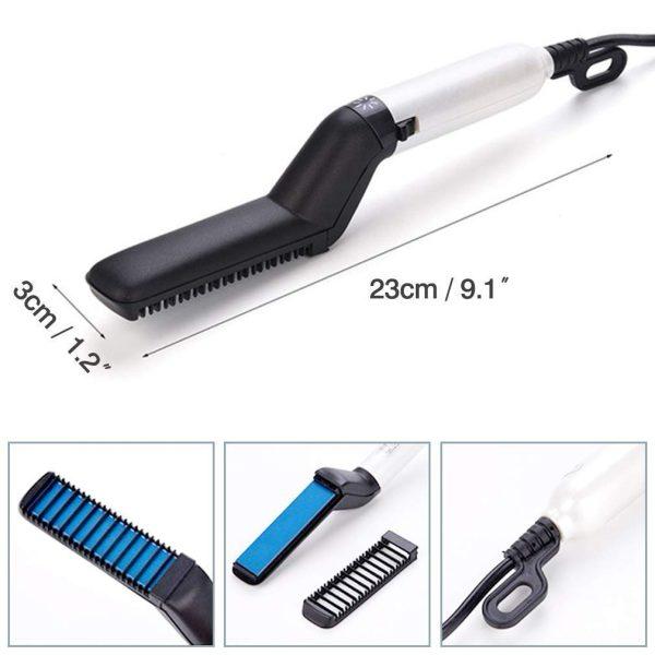 Multifunctional Hair Comb Brush Beard Hair Straighten Comb Quick Hairstyle For Men.